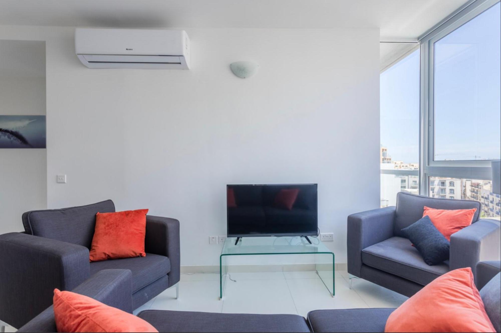 Saint Julian - Lovely Apartment With Terrace - Cityapartmentstay Сент Джулианс Экстерьер фото