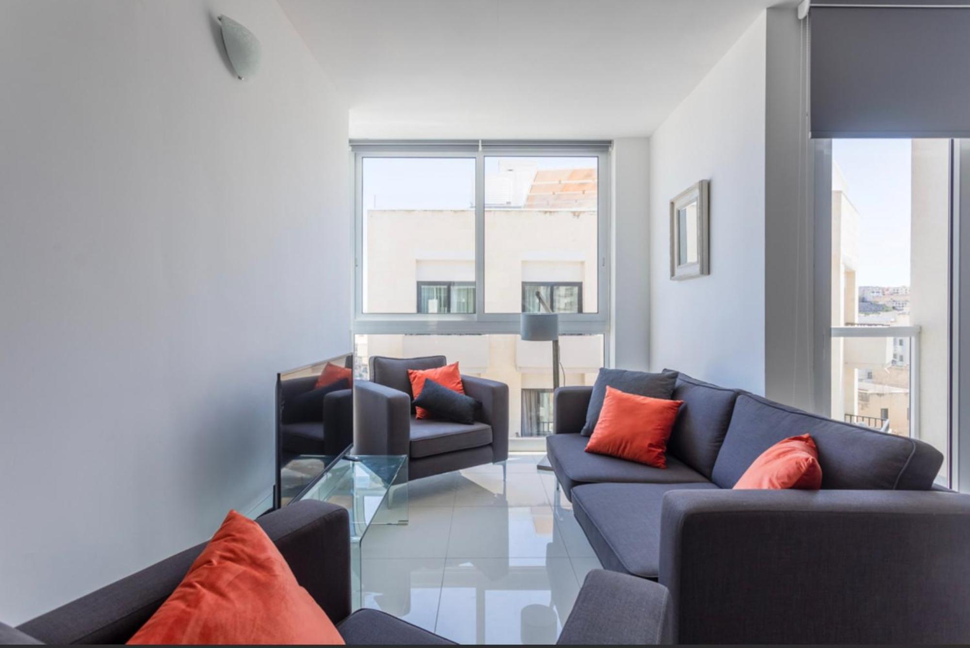 Saint Julian - Lovely Apartment With Terrace - Cityapartmentstay Сент Джулианс Экстерьер фото